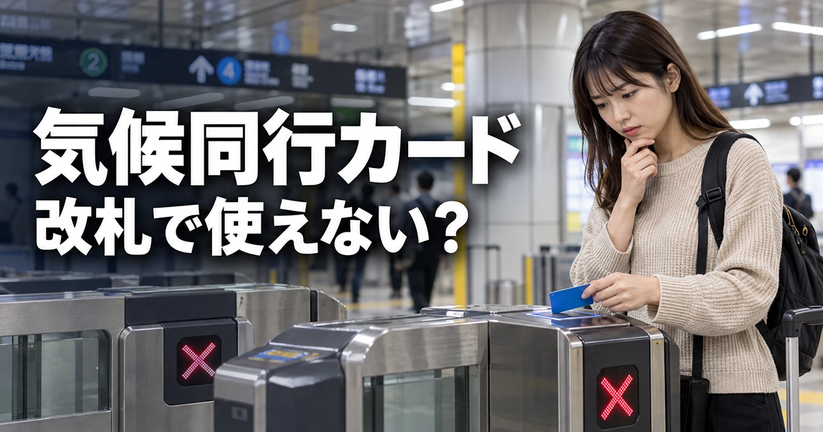 ソウル地下鉄の改札で気候同行カードを確認する旅行者